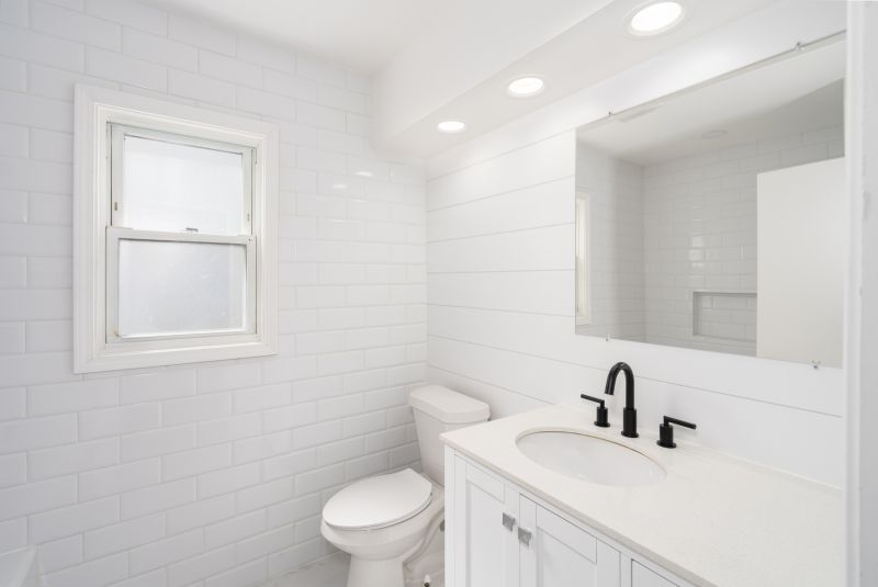 Bathroom with Custom Storage Solutions